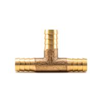 Тройник-соединитель латунный AERO ёлочка 10мм