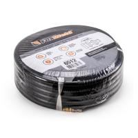 Резиновый маслостойкий воздушный шланг с фитингами Rapid, 20 бар, 15х9 мм, 20 м. AERO