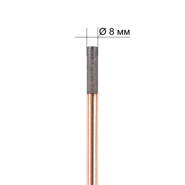 Электрод угольный КО 8х305 мм (упак.50 шт.)