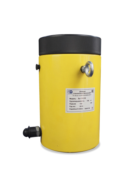 Домкрат гидравлический TOR ДГ100П150Г 100 т с фиксирующей гайкой