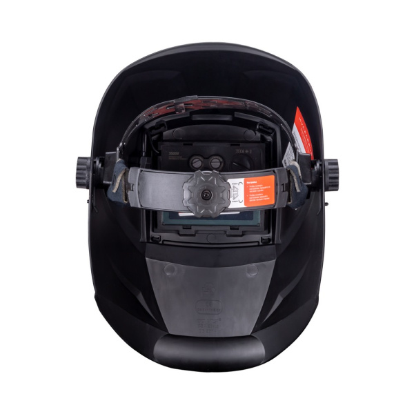 Маска сварщика KVAZARRUS чёрная (ф-р 3500V) без коробки