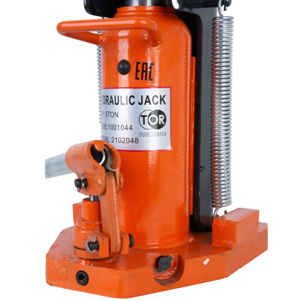 Домкрат гидравлический с лапой 10/5 т, подхват 295/25 мм, ход 135 мм TOR MHC-5