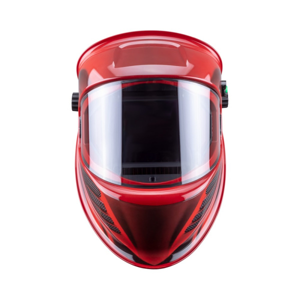 Маска сварщика КОРУНД МЕГА красная (ф-р MEGA LED) в коробке