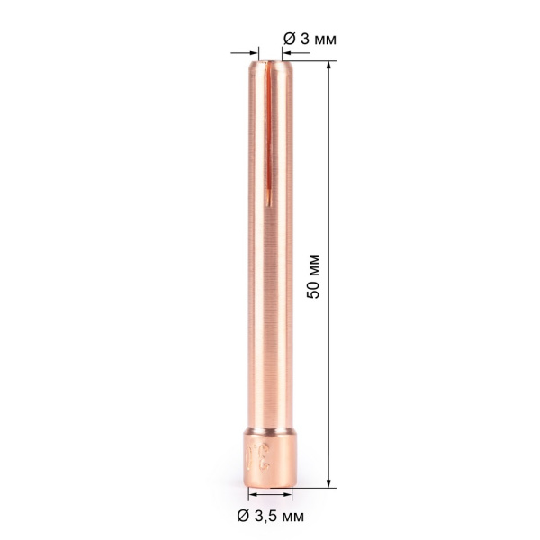 FoxWeld Цанга 3,0мм х 50мм TIG17/18/26 (702.0241, пр-во FoxWeld/КНР)