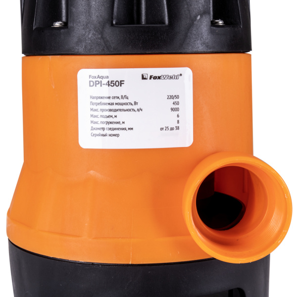 Дренажный насос FoxAqua DPI-450F