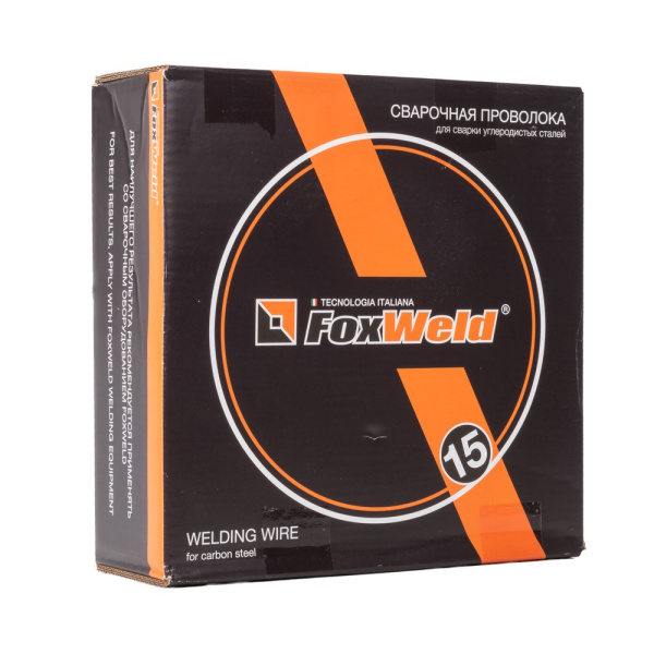 Проволока сварочная омедненная Св.08Г2С (ан. ER70S-6) Foxweld д. 1.6 мм, D300, 15 кг (Россия)