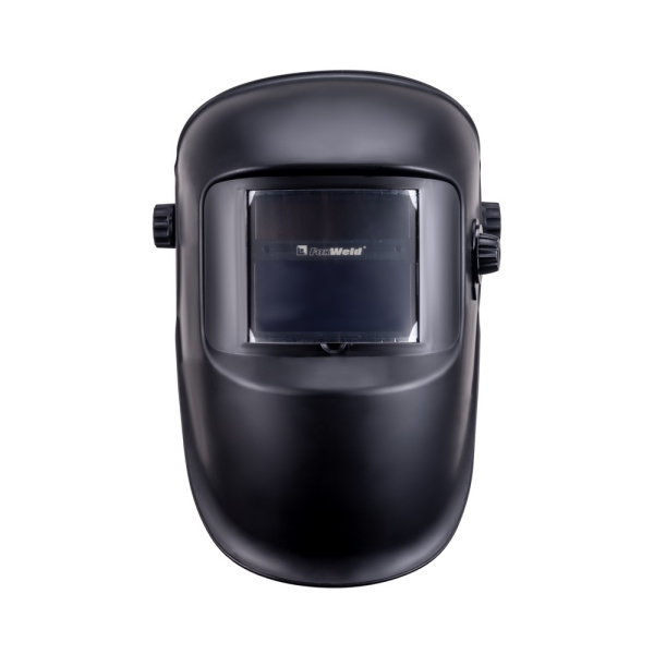 Маска сварщика КОРУНД черная (ф-р АСФ 4/9-13 с внеш. рег., пр-во FoxWeld) ,без коробки