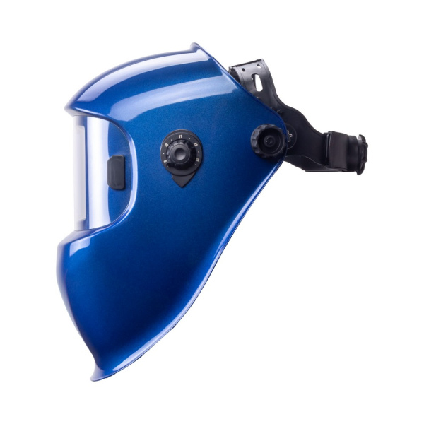 Маска сварщика КОРУНД-5 синяя без коробки (ф-р 2100V, пр-во FoxWeld)